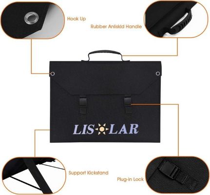 Mehrfunktionale Solarklapptasche Handtaschen Leichtgewicht Klapppaneel 100W