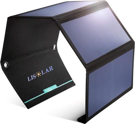 28W Klappbare Solarzellen Ladegerät Handtasche für Camping 11.1x 6.3x 1.3in